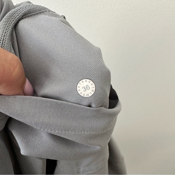 Lululemon ABC Classic-Fit 5 Pocket Pant Light Grey Warpstreme Sz 36 - Picture 11 of 11